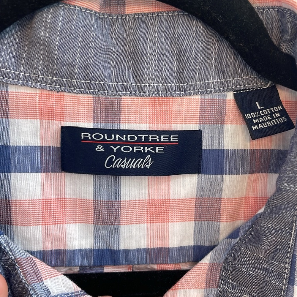 ROUNDTREE&YORKE Casuals Men Dress Shirt - Picture 2 of 4